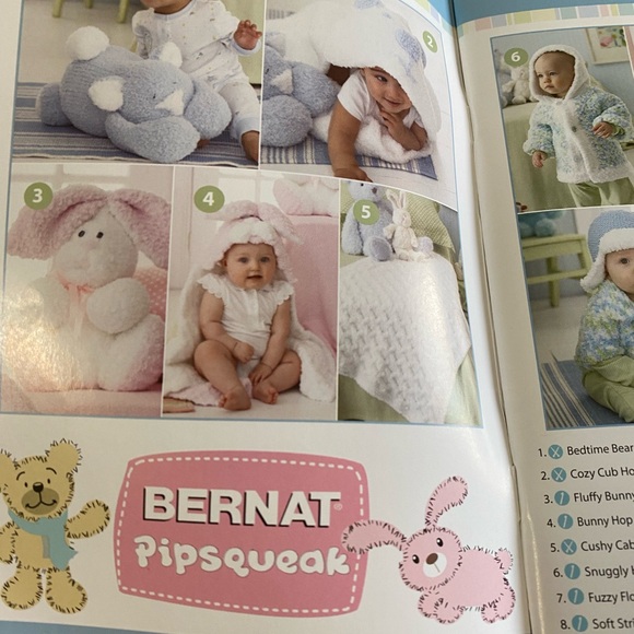 Bernat knit and crochet pattern book - Picture 3 of 4